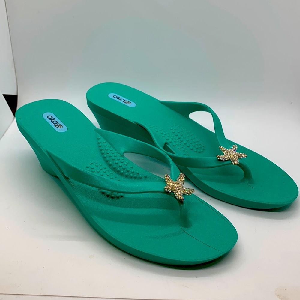 Oka•B Heeled Flipflops
